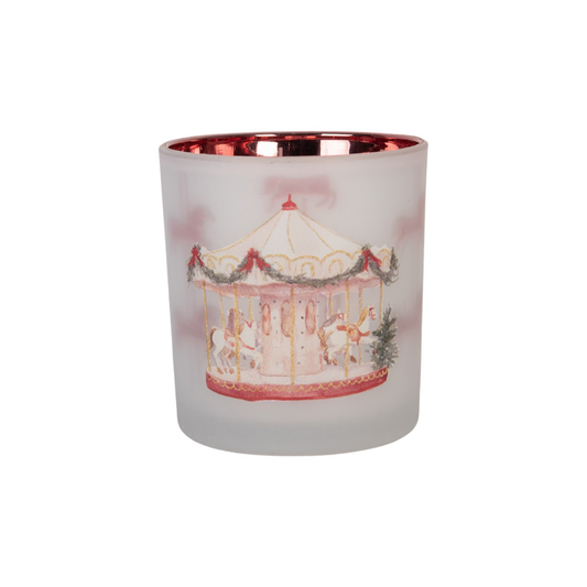 Porta-Vela Carrossel Natal Clayre & Eef