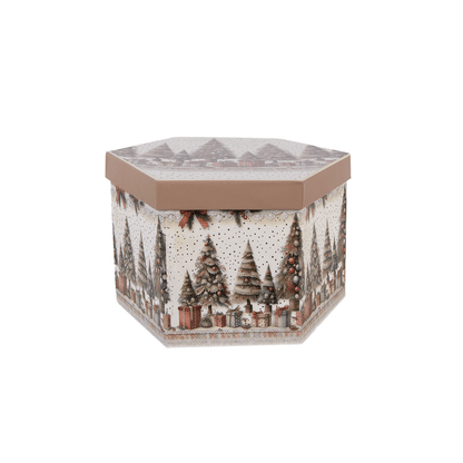 Caixa com Bolas Pendurar Árvore de Natal Clayre & Eef