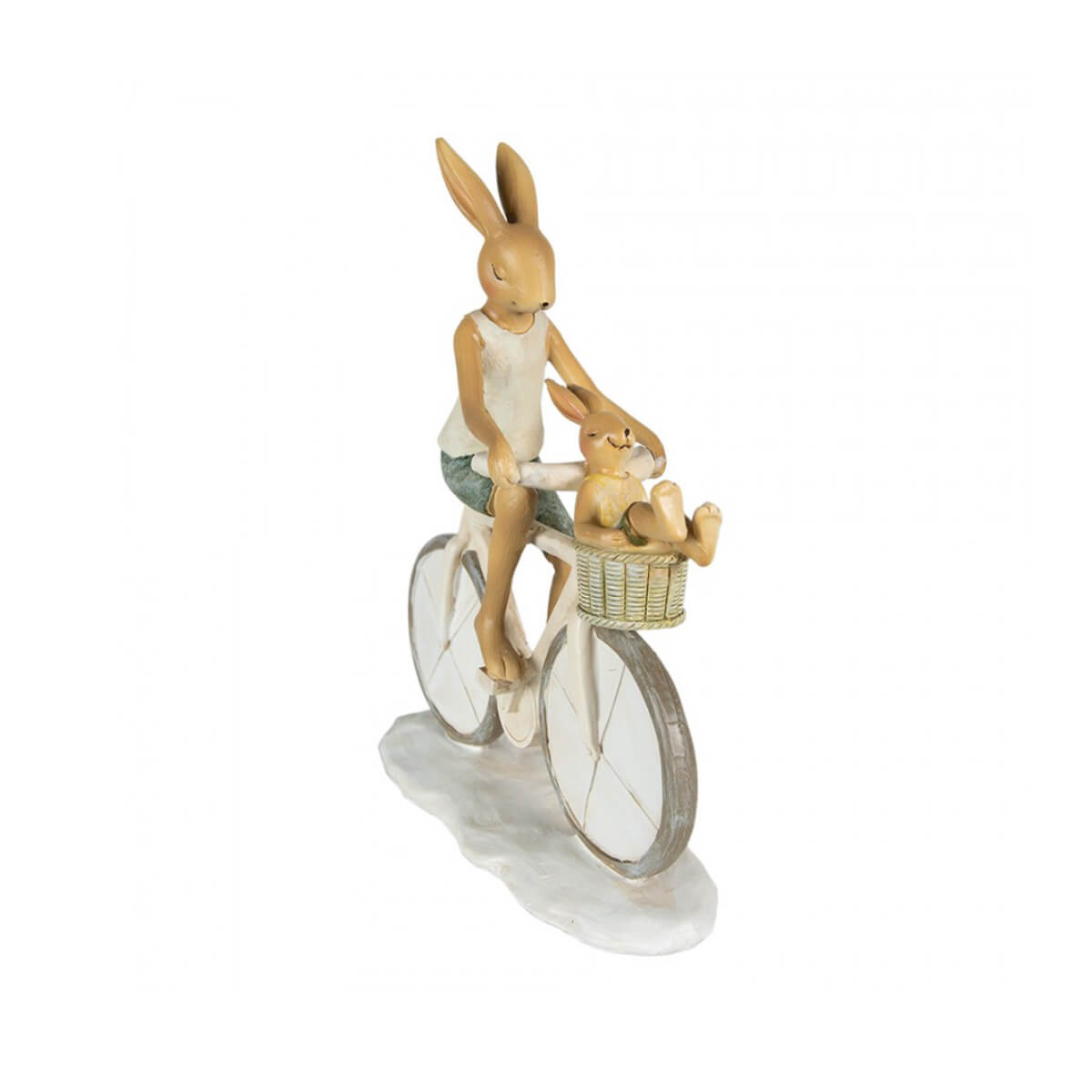 Figura Coelhos na Bicicleta