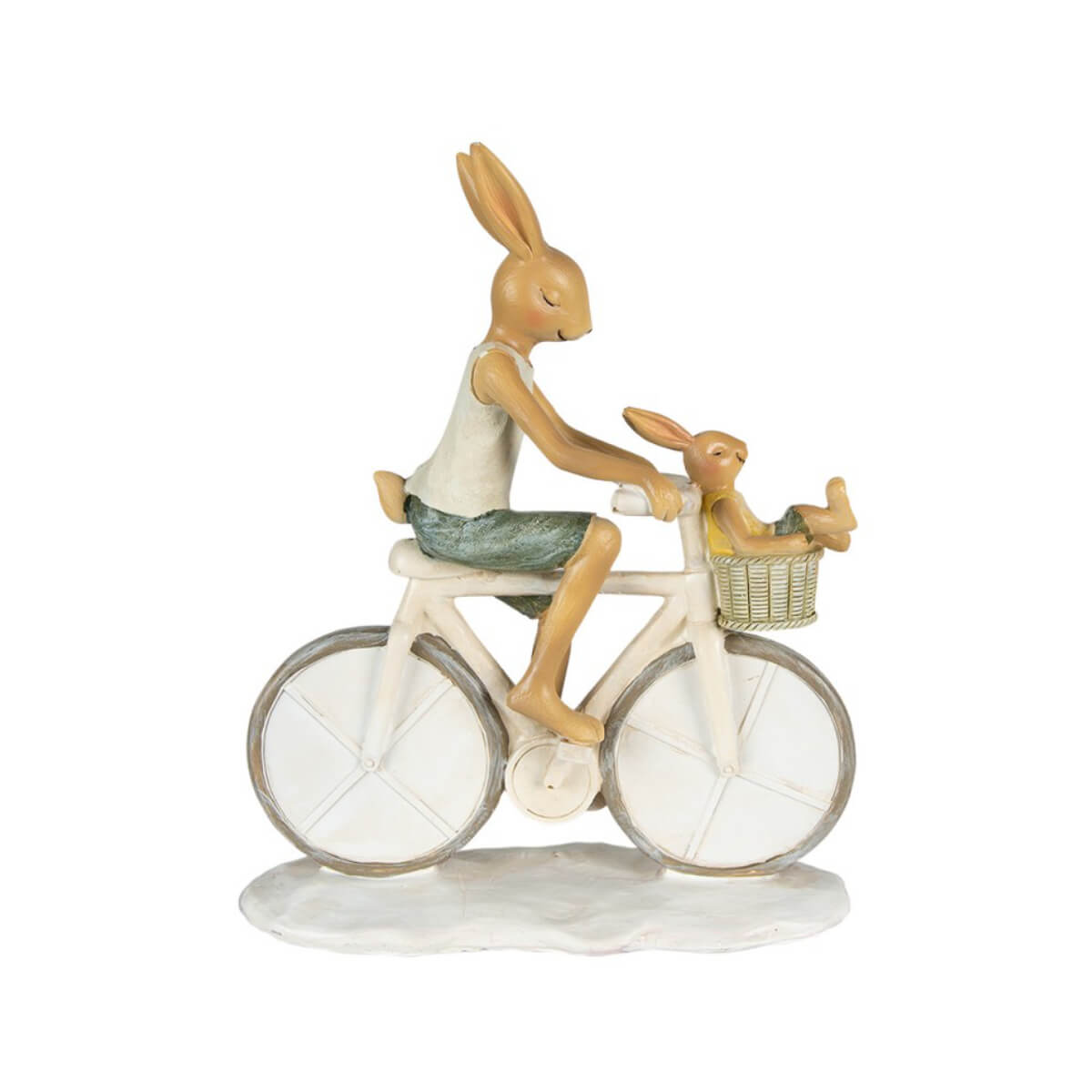 Figura Coelhos na Bicicleta