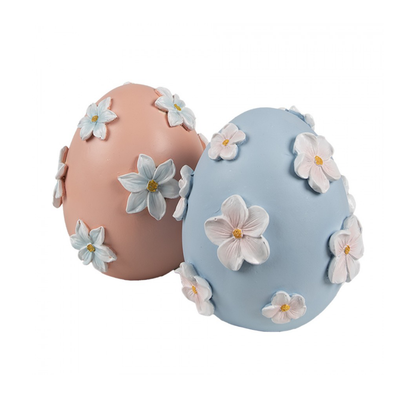 Huevo Decorativo con Flores