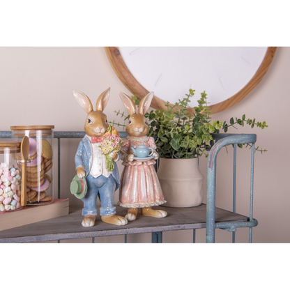 Figura Coelha com Bule