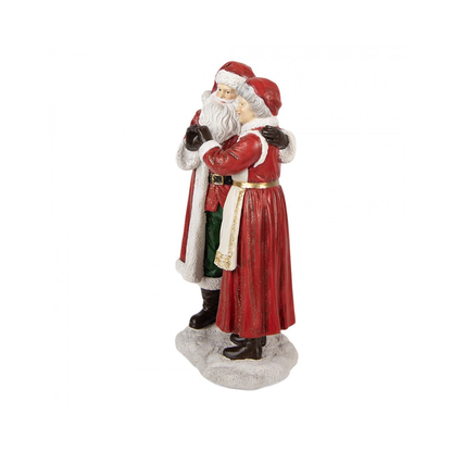 Casal Pai Natal 23cm Clayre & Eef