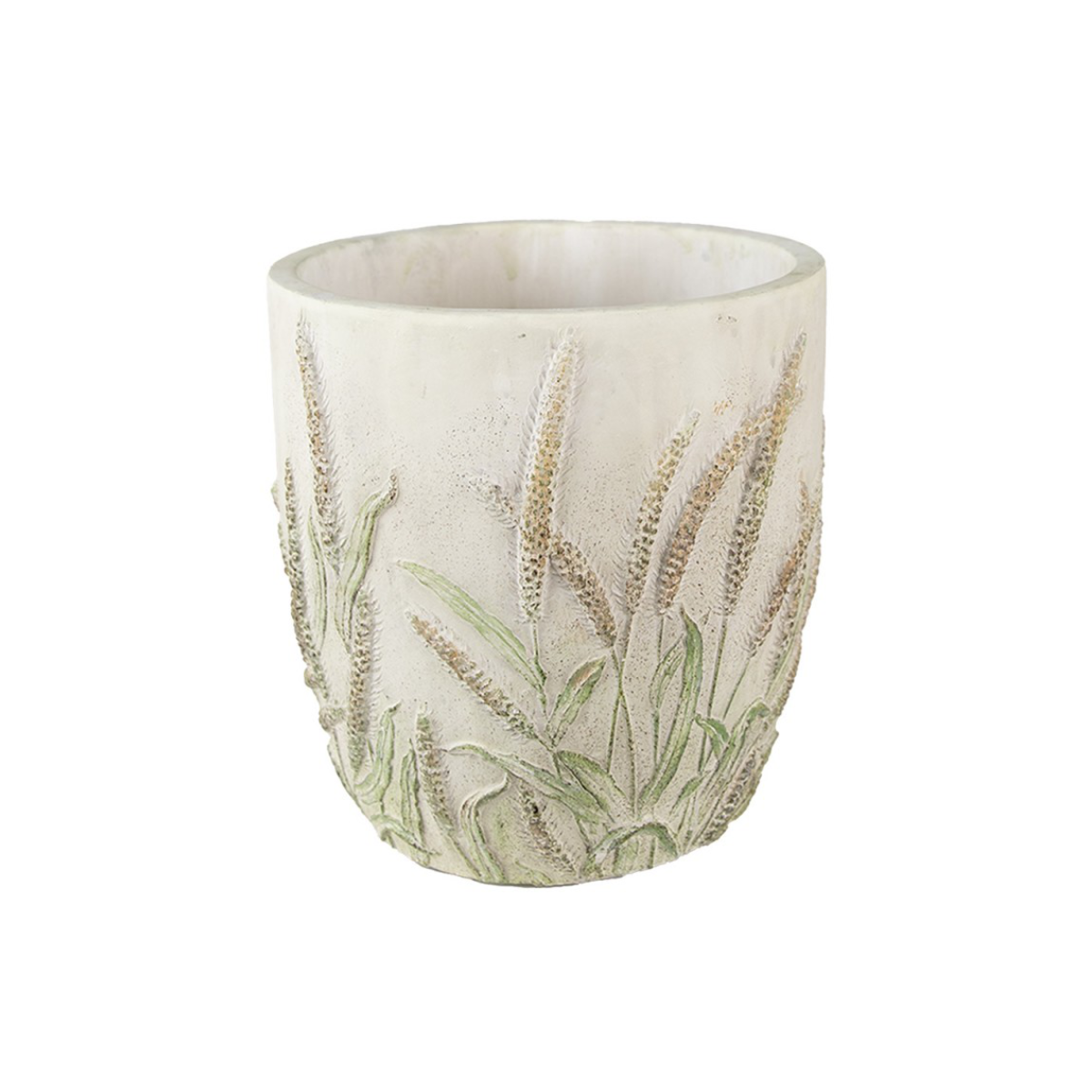 Jarrón de cara de plata