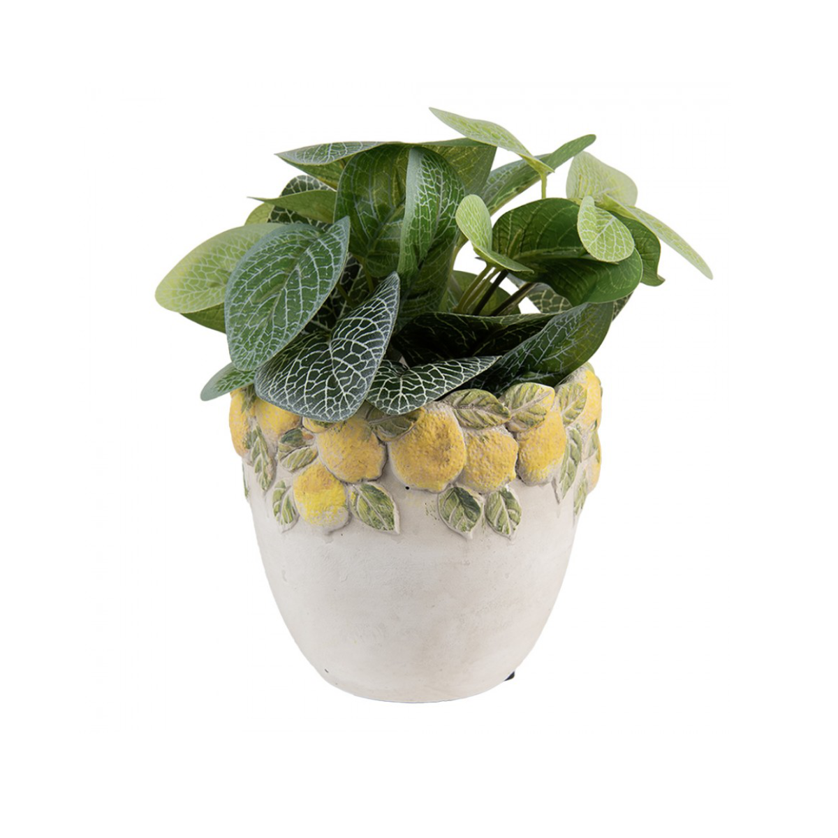 Jarrón de cara de plata