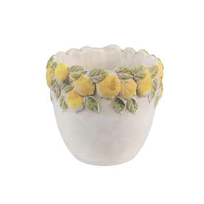 Jarrón de cara de plata