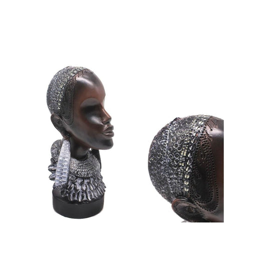 Figura Busto Mulher Africana