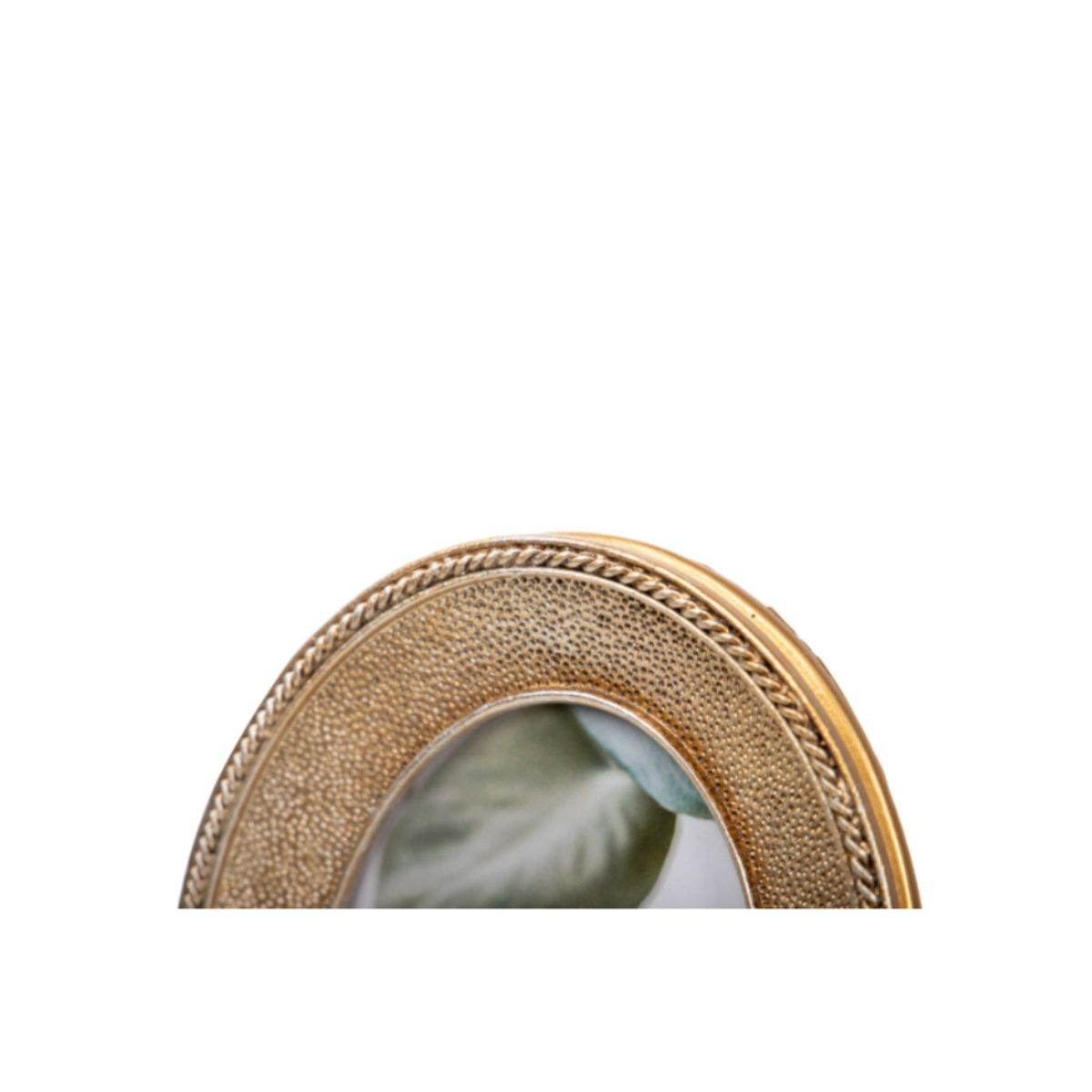 Moldura Oval Dourada 10x15cm