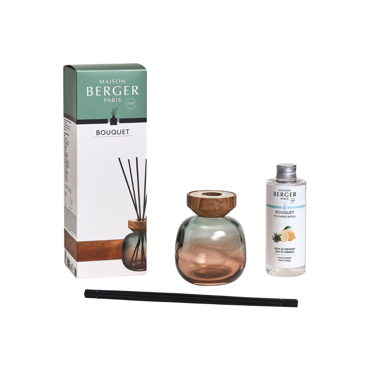 Mikado Wood Verde Zest of Verbena Maison Berger