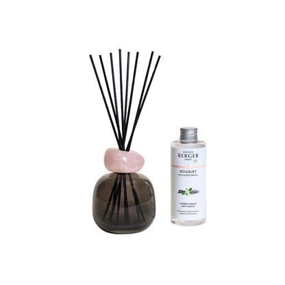 Mikado Mineral Preto Light Floral Maison Berger