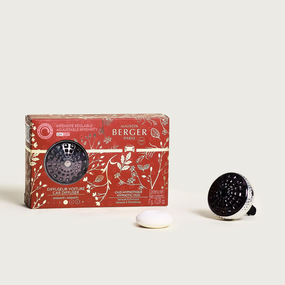 Ambientador Carro Celebration Hypnotic Oud Maison Berger