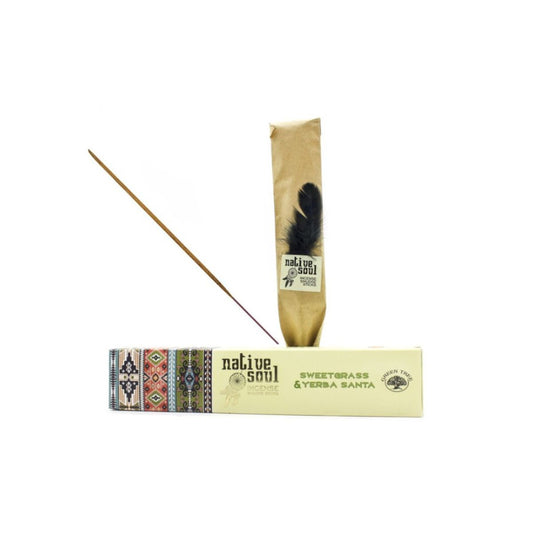 Incense Native Soul Sweetgrass &amp; Holy Grass