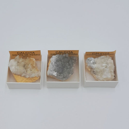 Pedra Mineral Calcite Dente de Cão