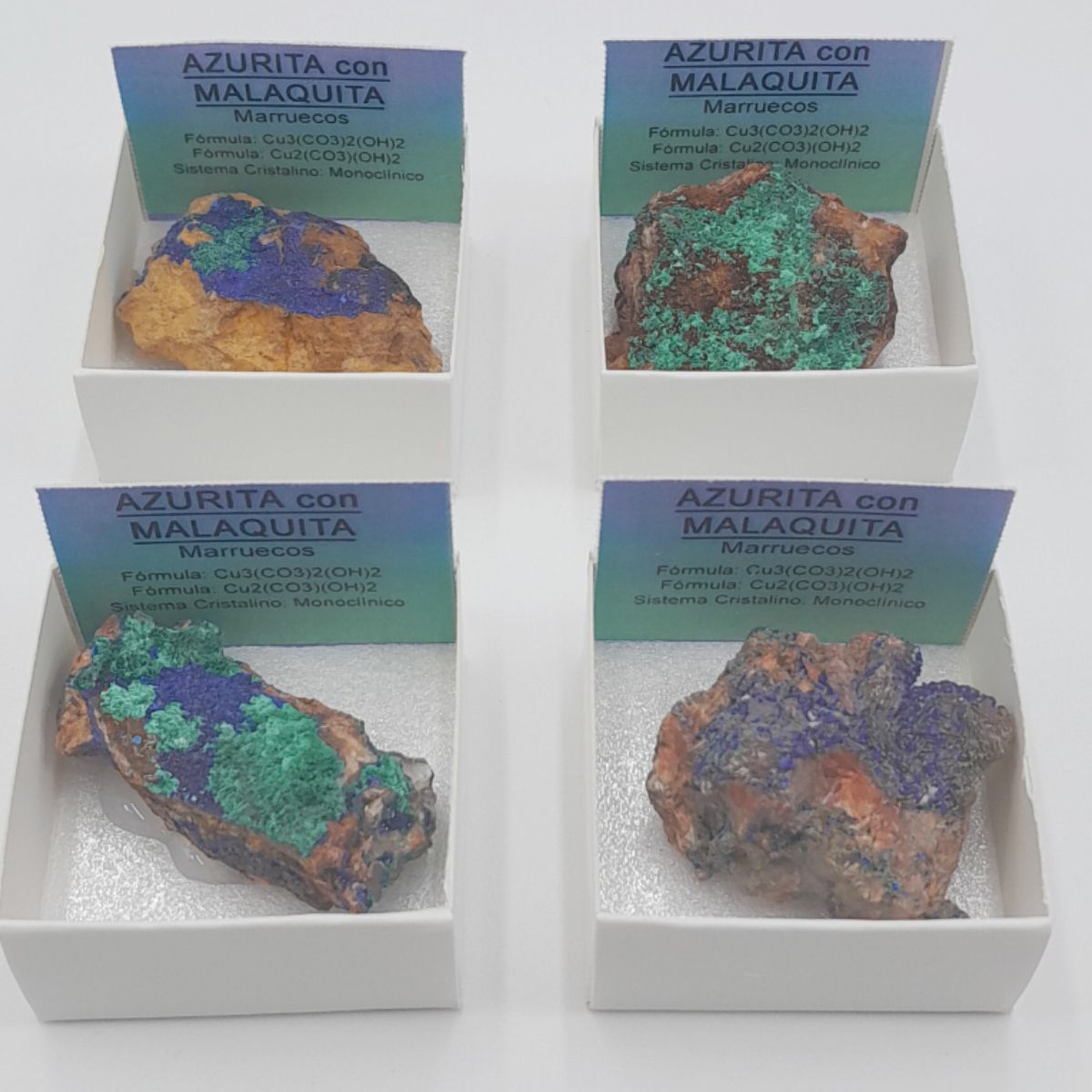 Pedra/Mineral Azurite com Malaquite