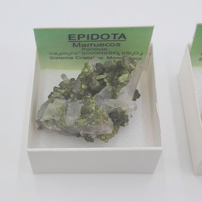 Pedra Mineral Epídoto Drusa