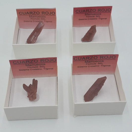 Piedra/Mineral Cuarzo Rojo