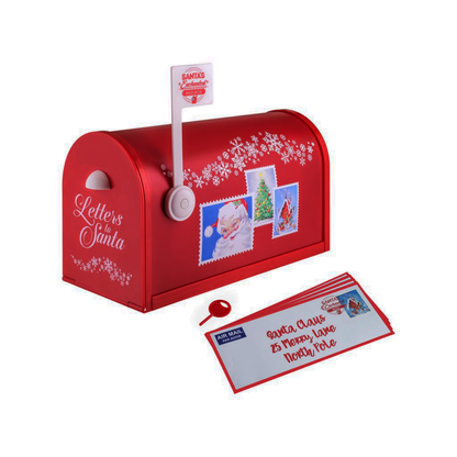 Caja de música Buzón con Papá Noel