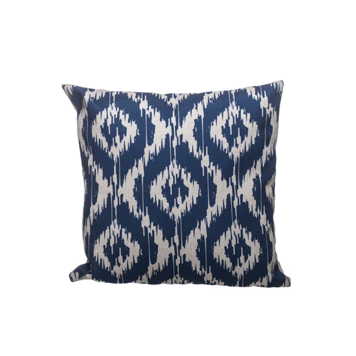 Cushion with Blue Pattern