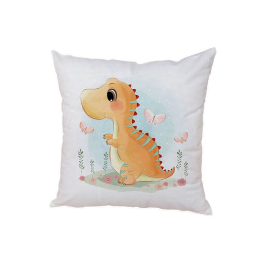 Orange Dinosaur Cushion