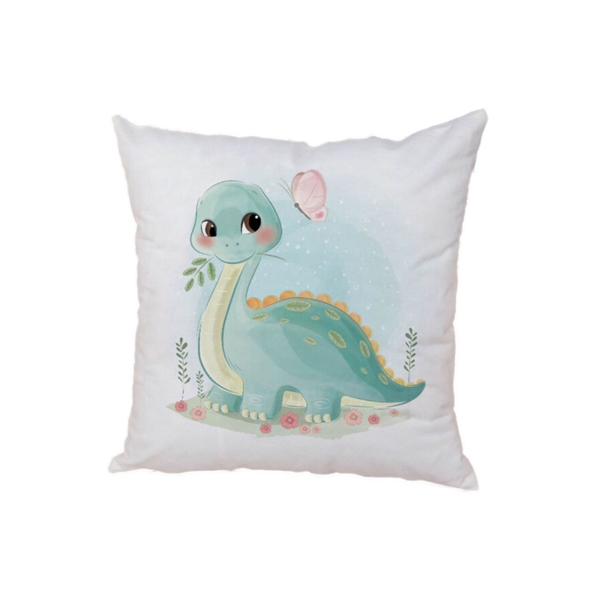 Blue Dinosaur Cushion