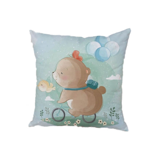 Bicycle Bear Cushion