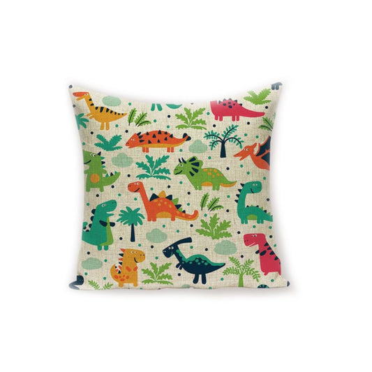 Pink Dinosaurs Cushion