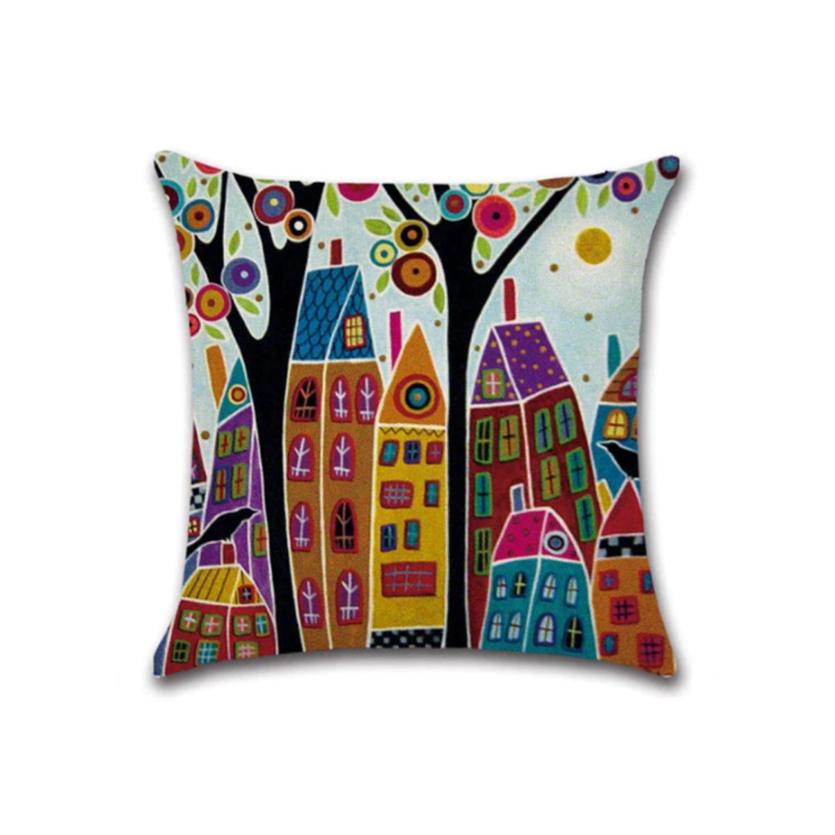 Casas Altas Cushion with Crow