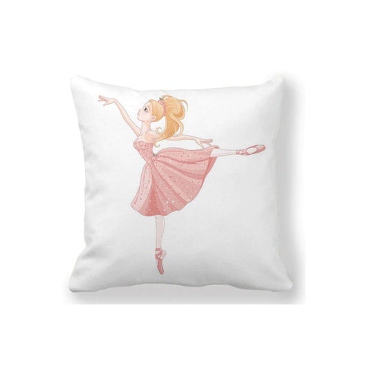 Salmon Color Ballerina Cushion