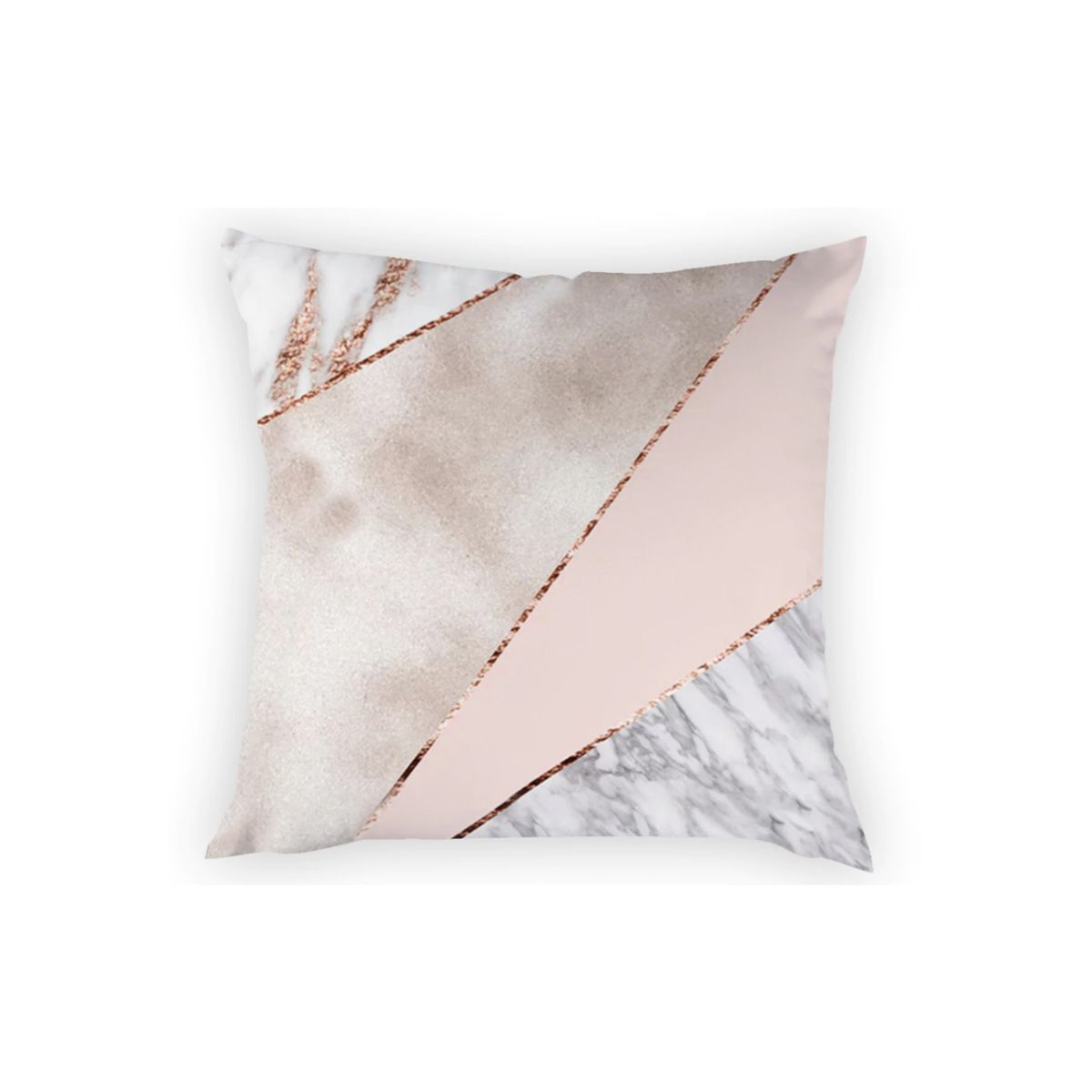 Marble Cushion with Rose