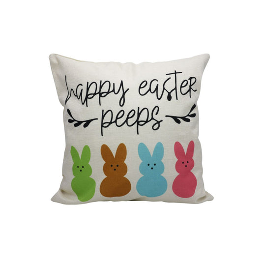Almofada Páscoa "Happy Easter Peeps"