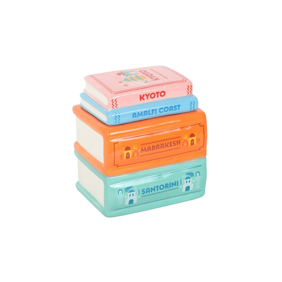 Queimador Travel Book Stack