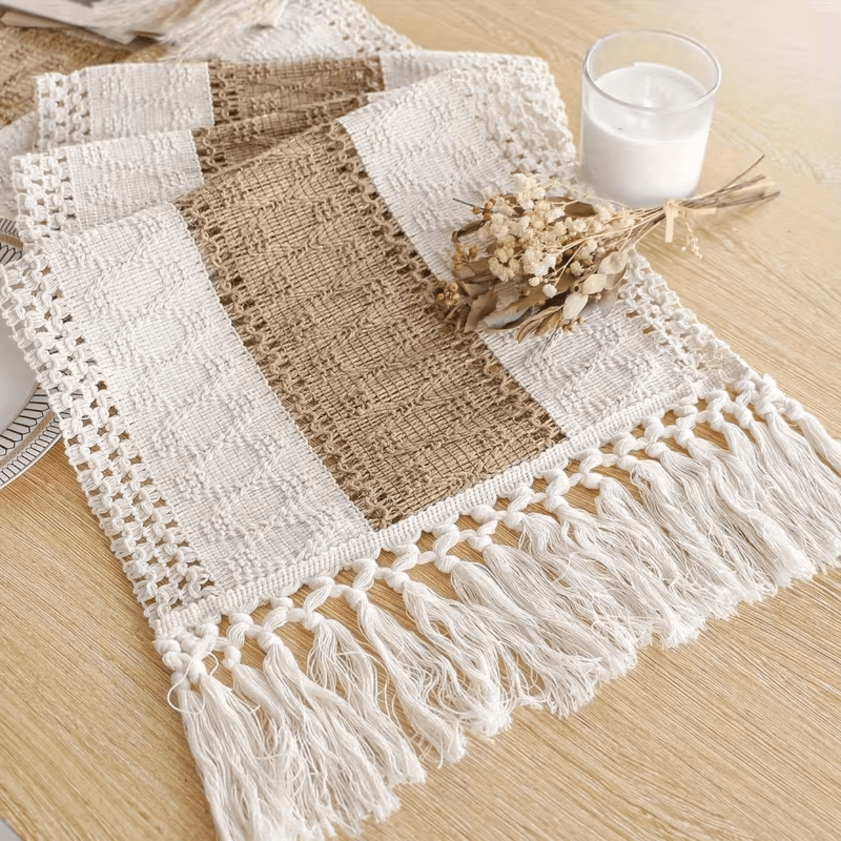 Caminho de Mesa Macramé