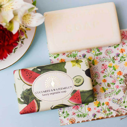 Sabonete Vintage Cucumber & Watermelon The English Soap