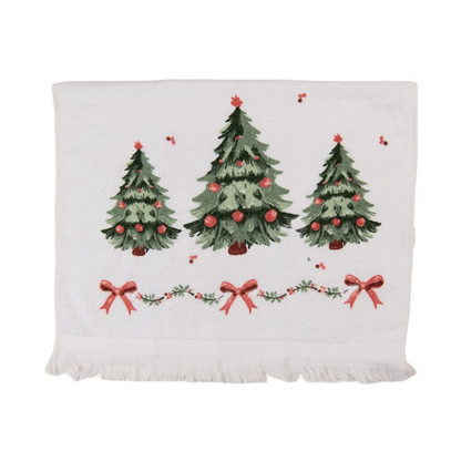 Toalha de Mãos Árvores de Natal Clayre & Eef