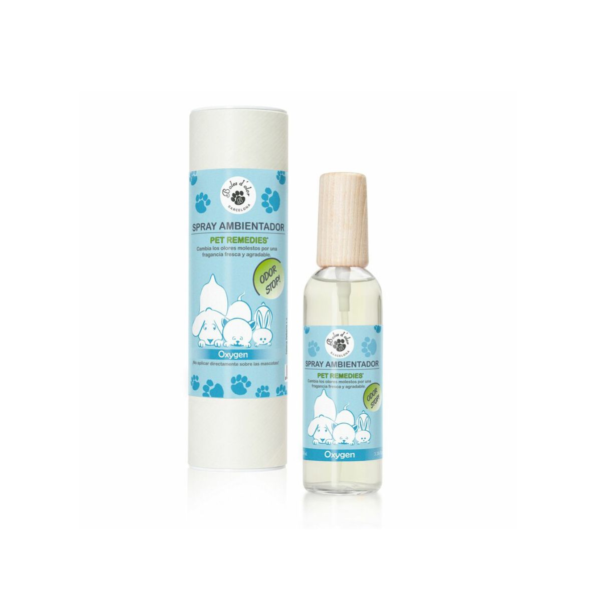 Ambientador Spray Pet Remedies Oxigénio Boles d'olor