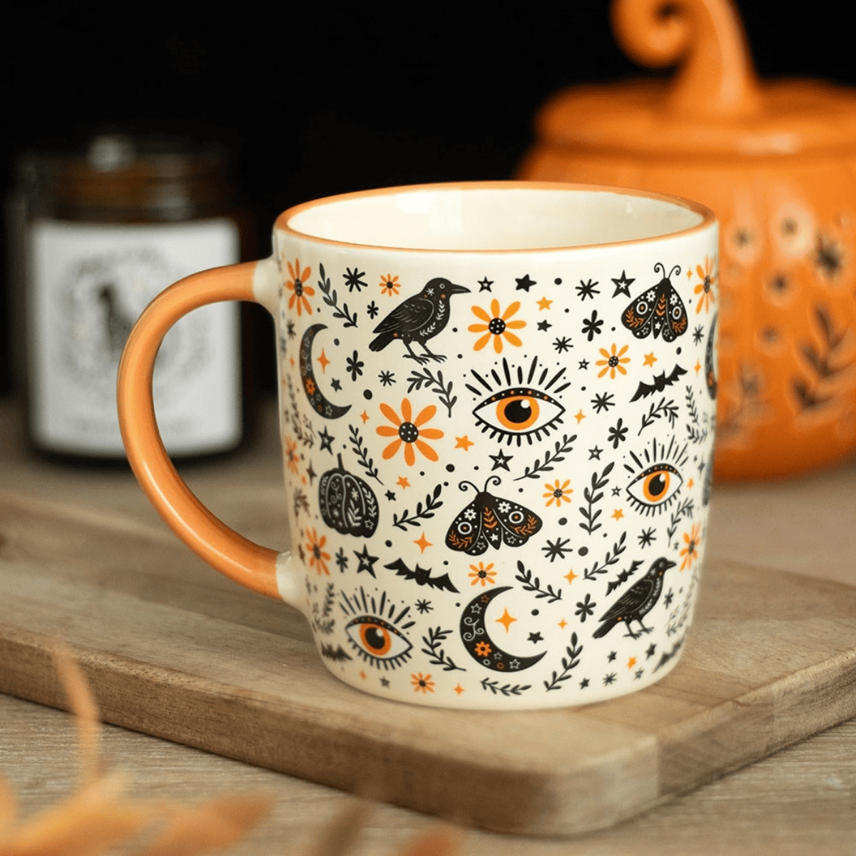 Caneca Frightful Folk Print