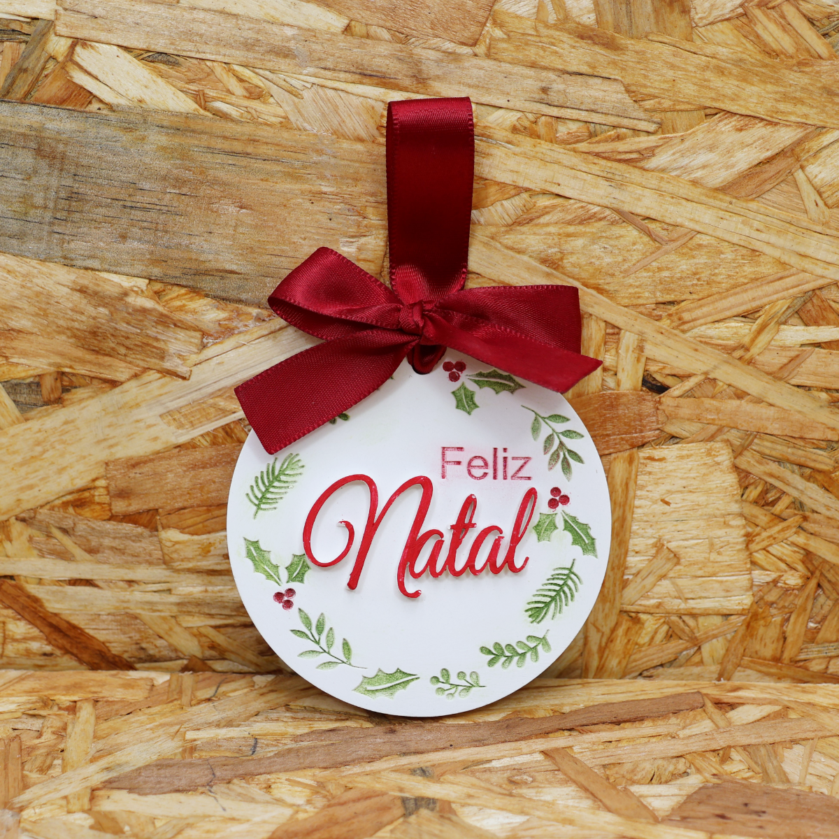 Gesso Perfumado Medalha "Feliz Natal"