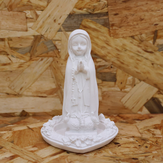 Gesso Perfumado Nossa Senhora de Fátima com Base