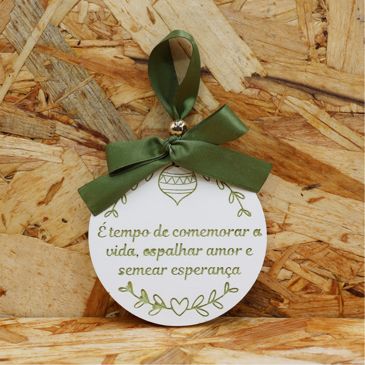 Gesso Perfumado Medalha "É tempo de..."