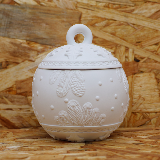 Gesso Perfumado Bola de Natal Branca