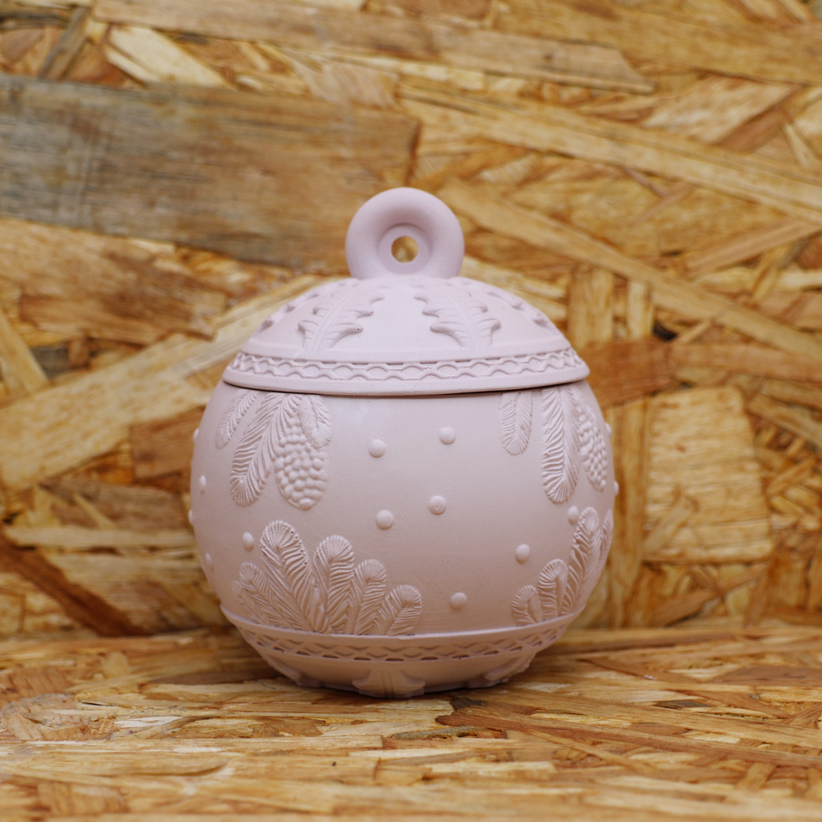 Gesso Perfumado Bola de Natal Rosa