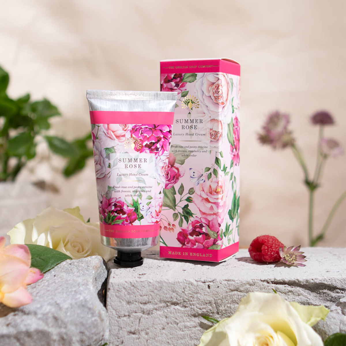 Creme de Mãos Summer Rose The English Soap