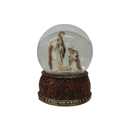 Globo de Neve com Música Sagrada Família