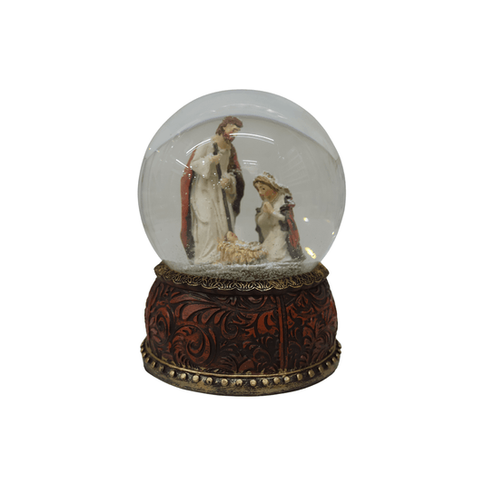 Globo de Neve com Música Sagrada Família