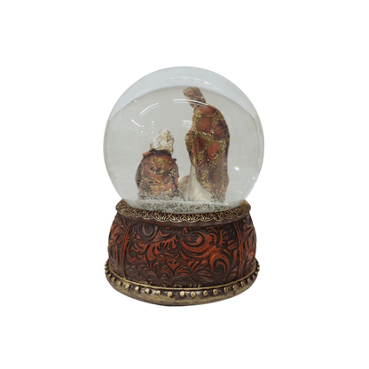 Globo de Neve com Música Sagrada Família