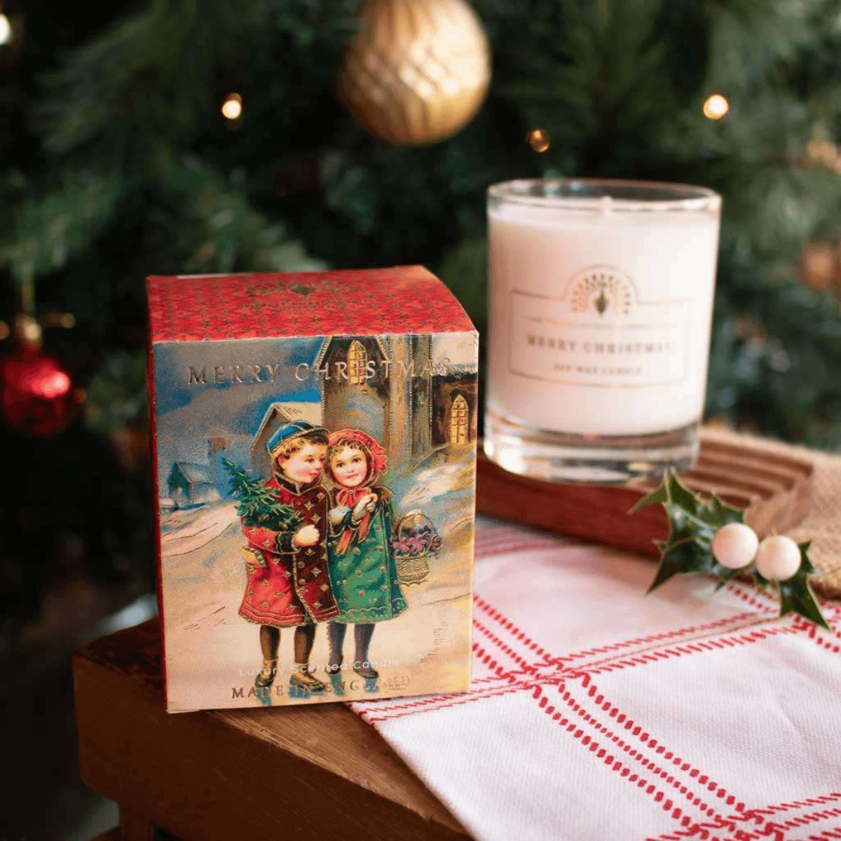Vela Natal White Christmas The English Soap