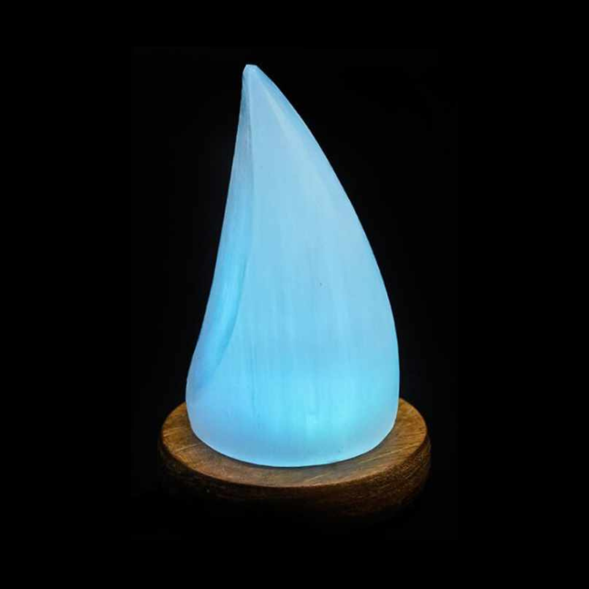 Candeeiro Selenite Gota 10cm
