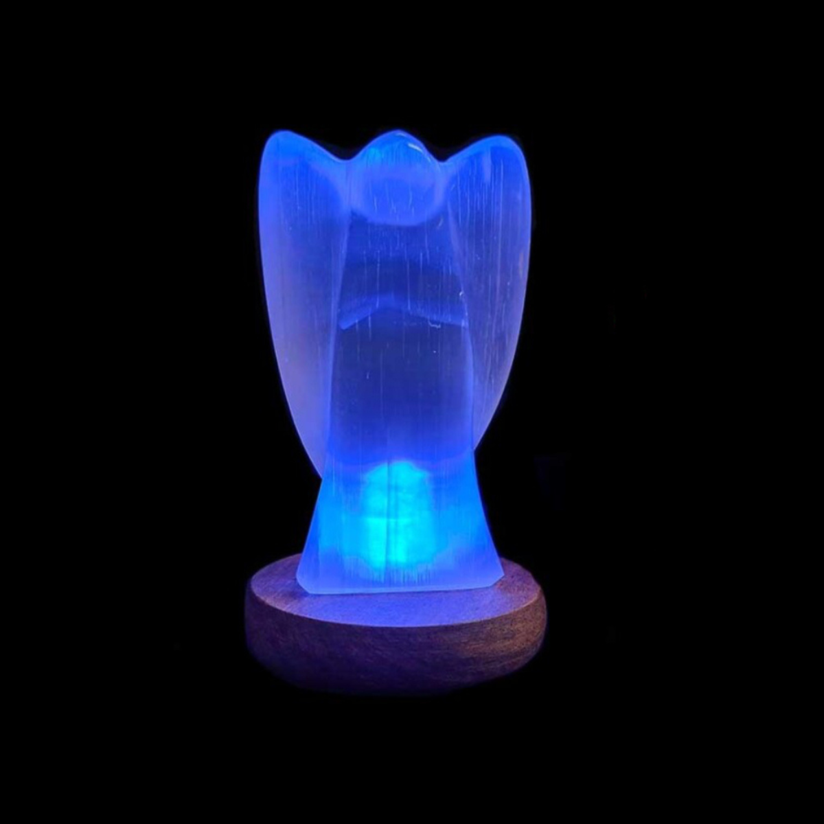 Candeeiro Selenite Anjo 10cm