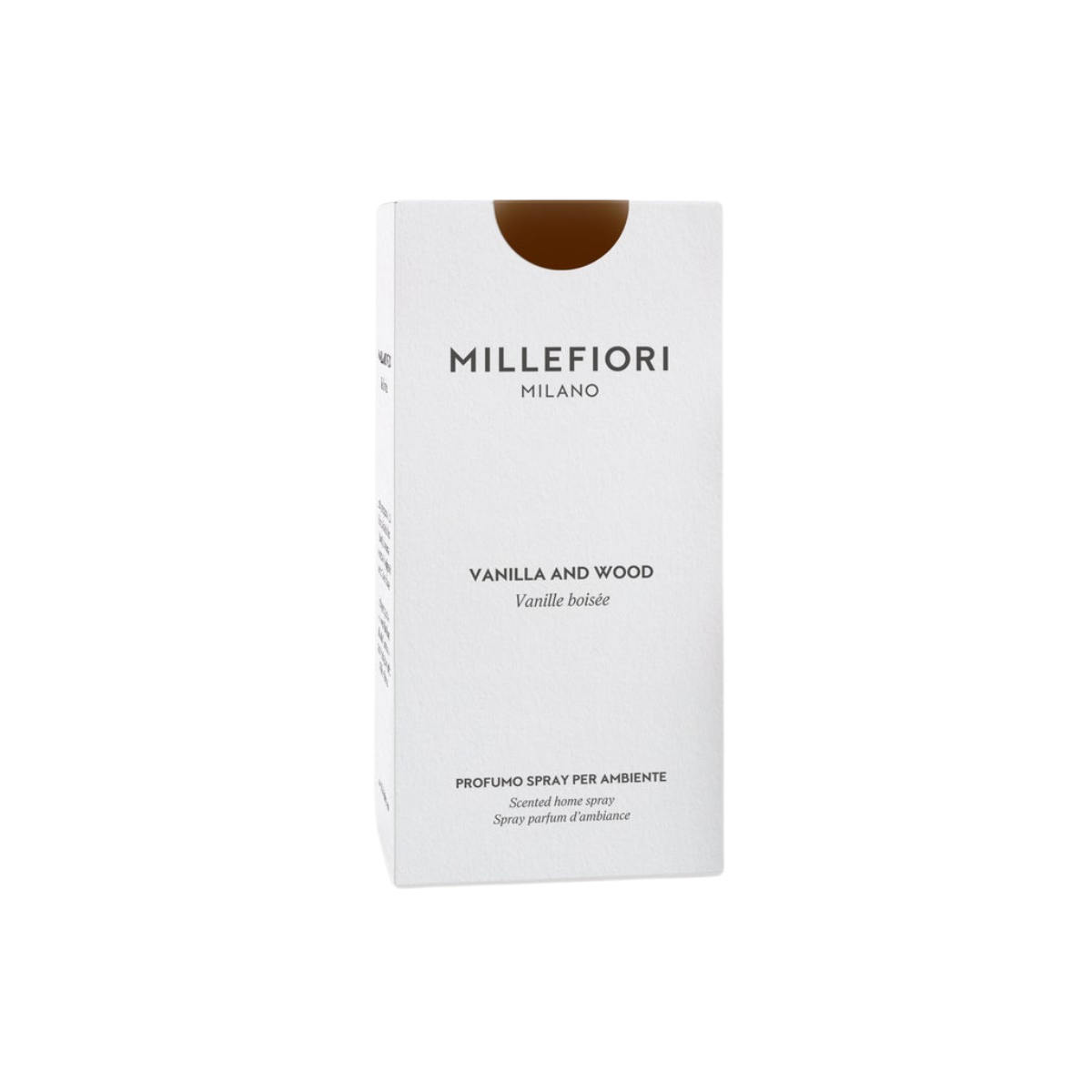 Ambientador Spray Vanilla & Wood Millefiori Milano