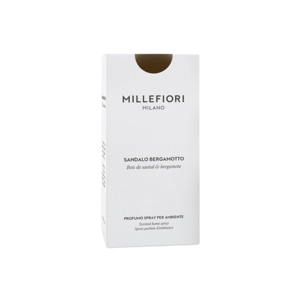 Ambientador Spray Sândalo Bergamotto Millefiori Milano